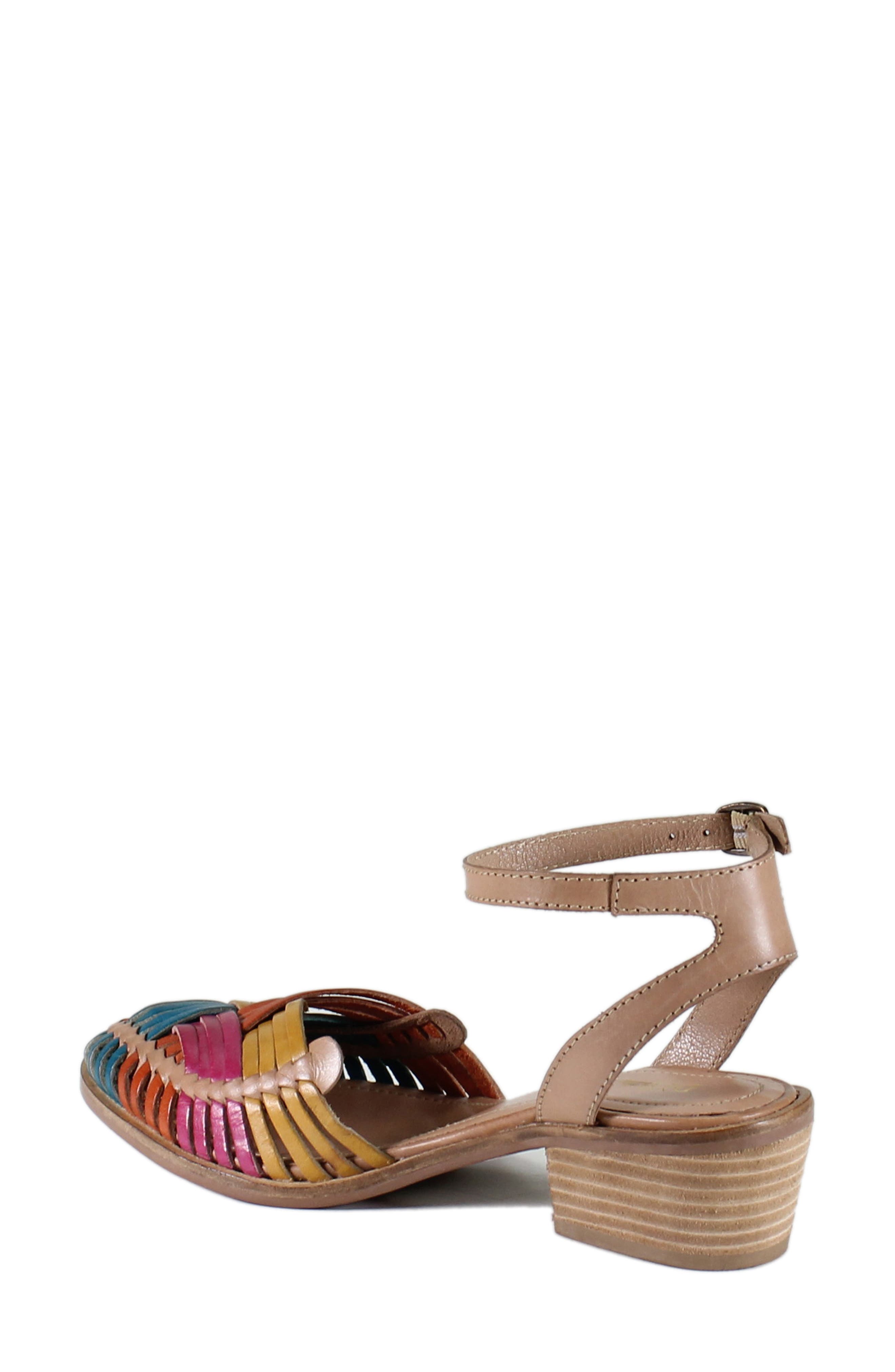 Diba True Shootin Star Ankle Strap Sandal, Alternate, color, Tan/ Bright Multi