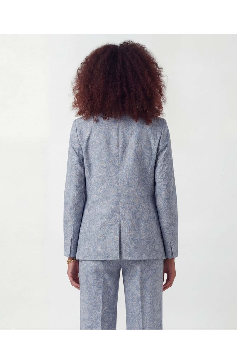 Lords of Harlech Paisley Pile Womens Tailored Blazer, Alternate, color, Paisley Pile Natural