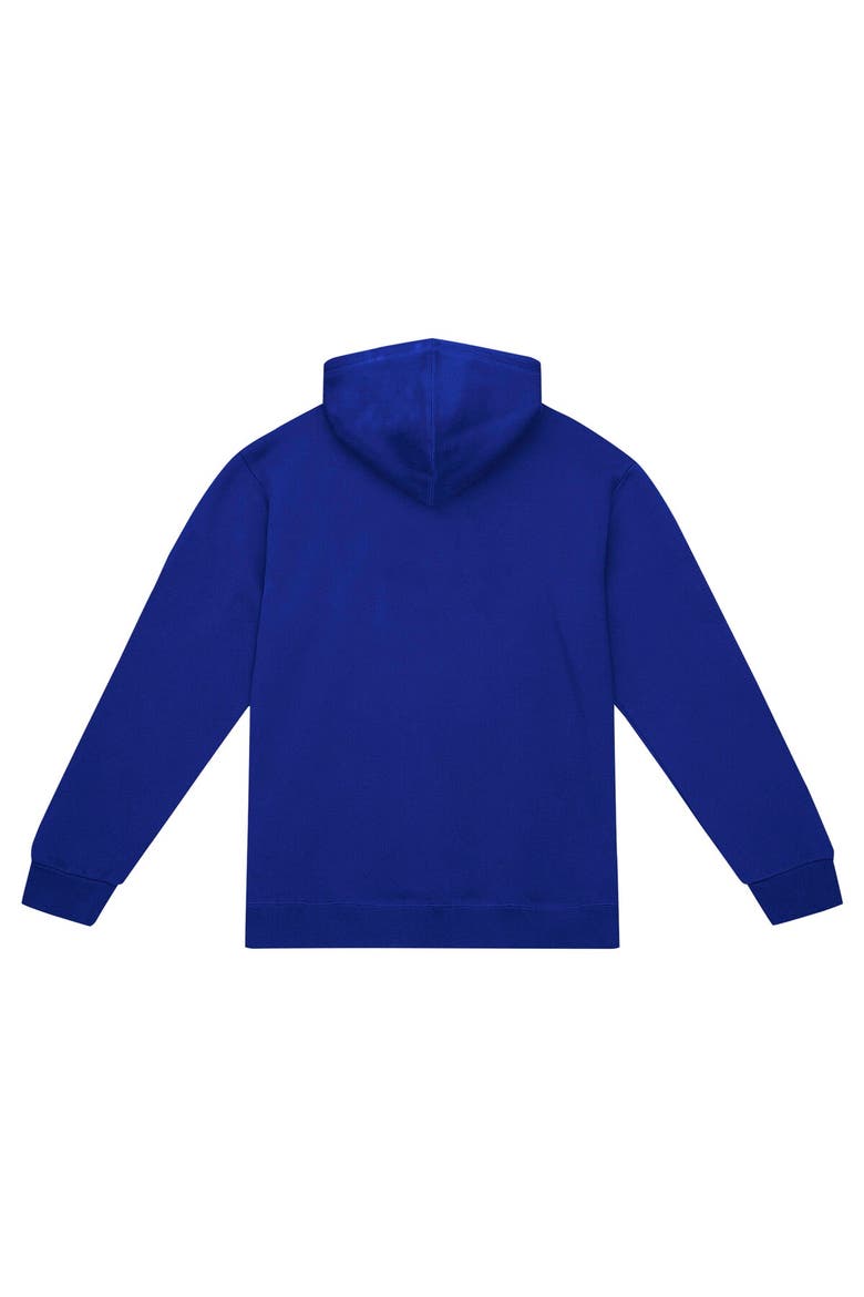 Men's Mitchell & Ness College Navy Seattle Seahawks Helmet Logo Vintage Pullover Hoodie, Alternate, color, College Navy