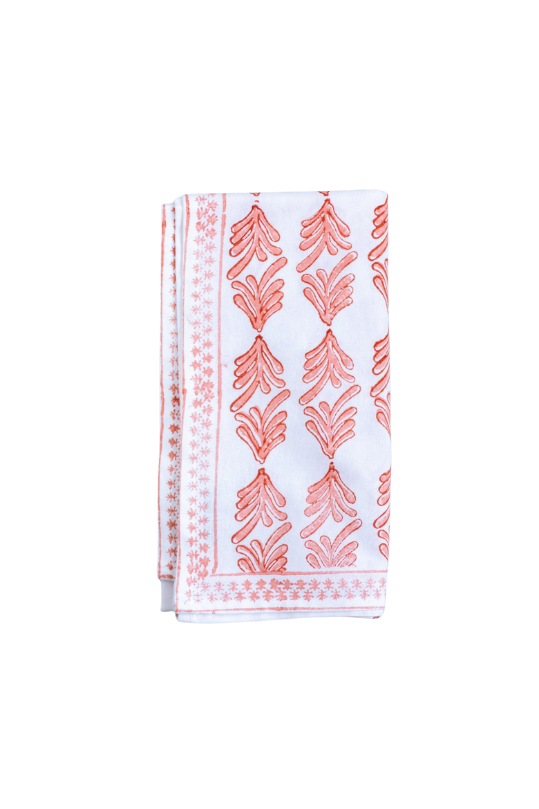 Palmetto Table Runner, Main, color, Orange - 18x120"
