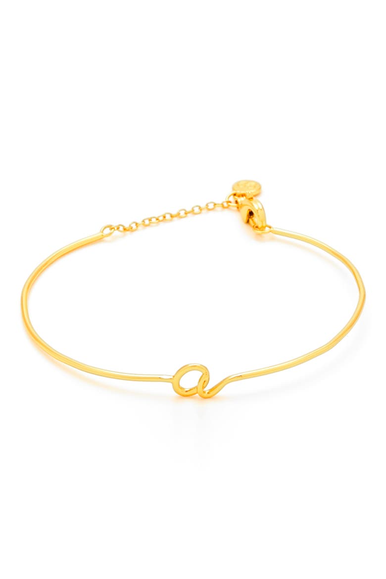 Alphabet Bracelet, Main, color, GOLD A