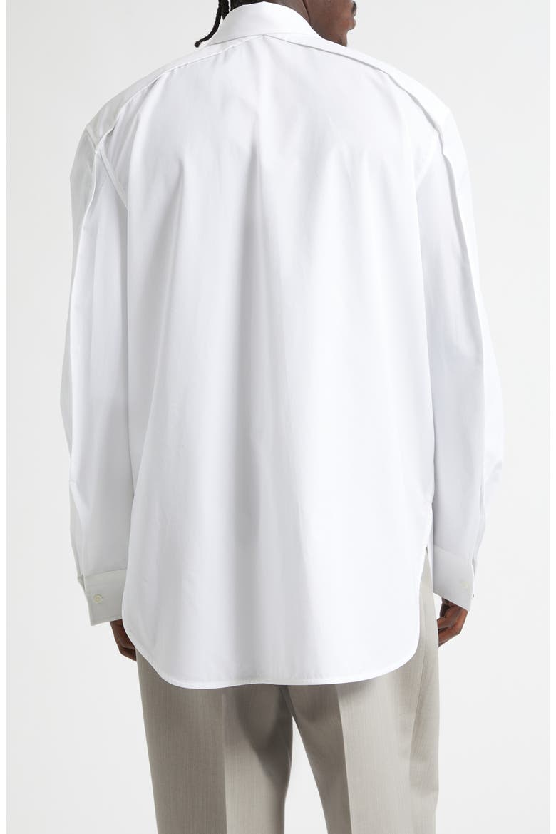 Cotton Poplin Button-Up Shirt, Alternate, color, 9000 WHITE
