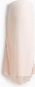 H&M Mama Lace-trimmed Viscose Skirt