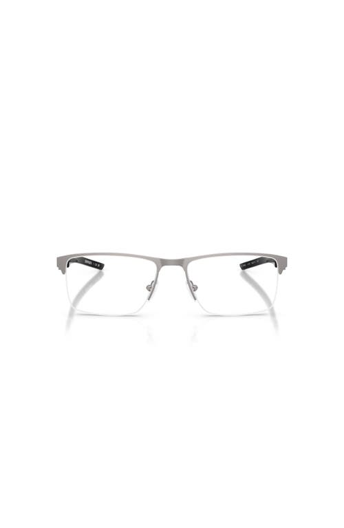 Scuderia Ferrari 54mm Rectangle Optical Glasses In Gray
