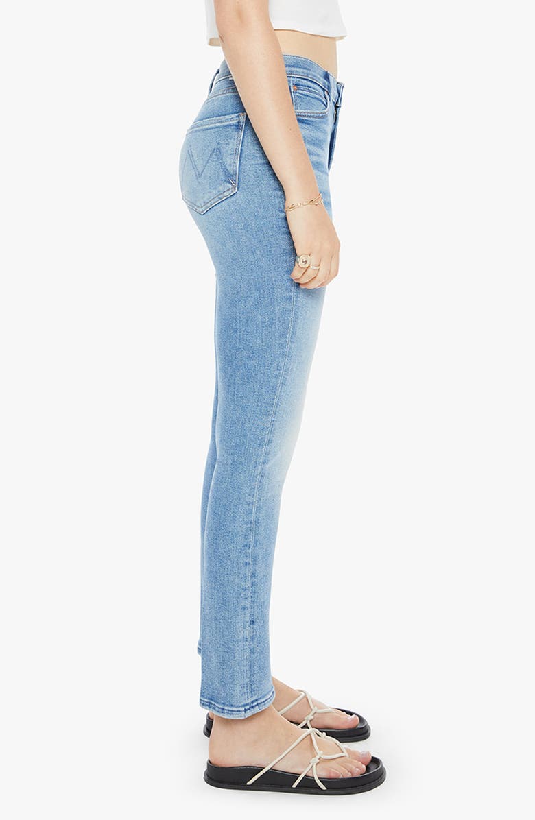 MOTHER Rascal Flood High Waist Ankle Straight Leg Jeans, Alternate, color, 