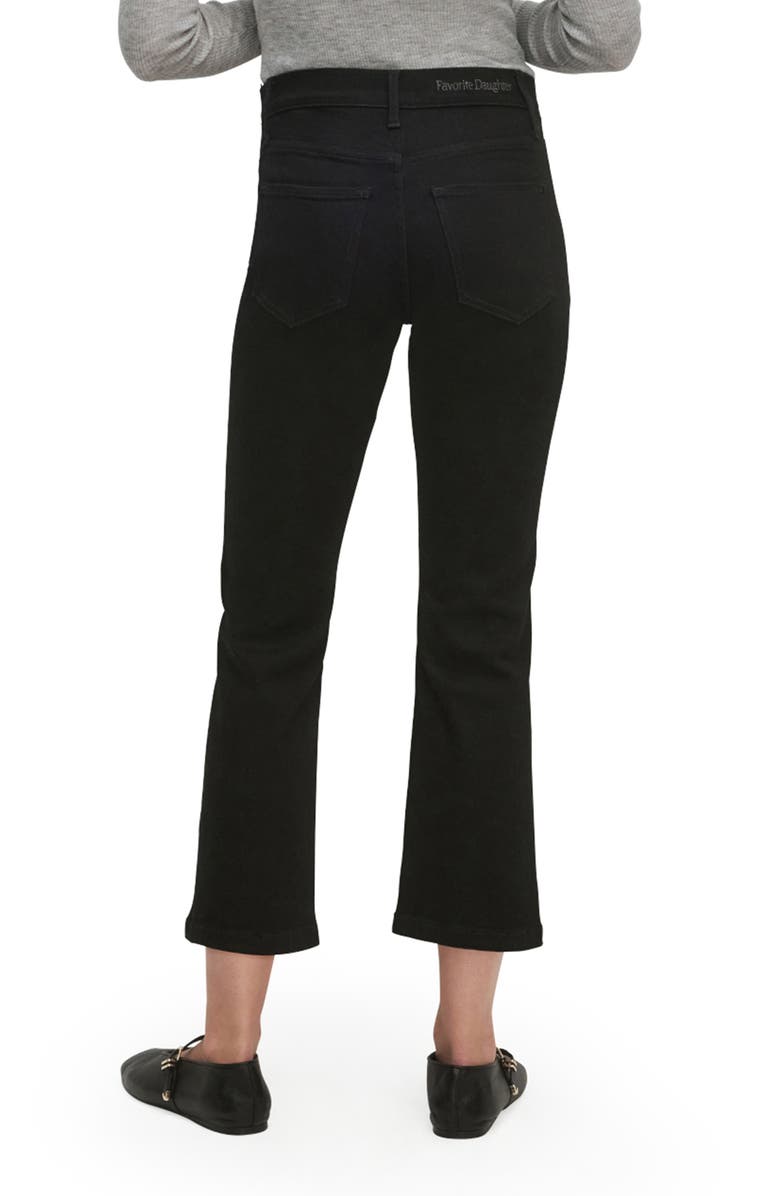 Favorite Daughter The Crop Bootcut Mama Maternity Jeans, Alternate, color, Onyx