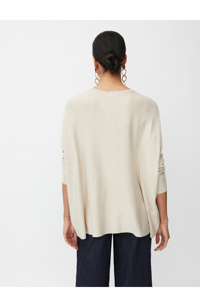 Masai Copenhagen MaFanasi Round Neck Oversized Sweater, Alternate, color, L Beige Mel