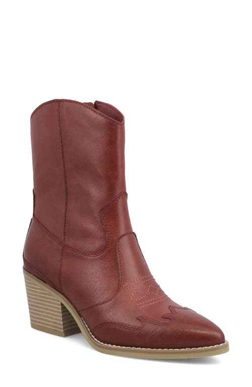 Mia Clorinda Western Boot In Red