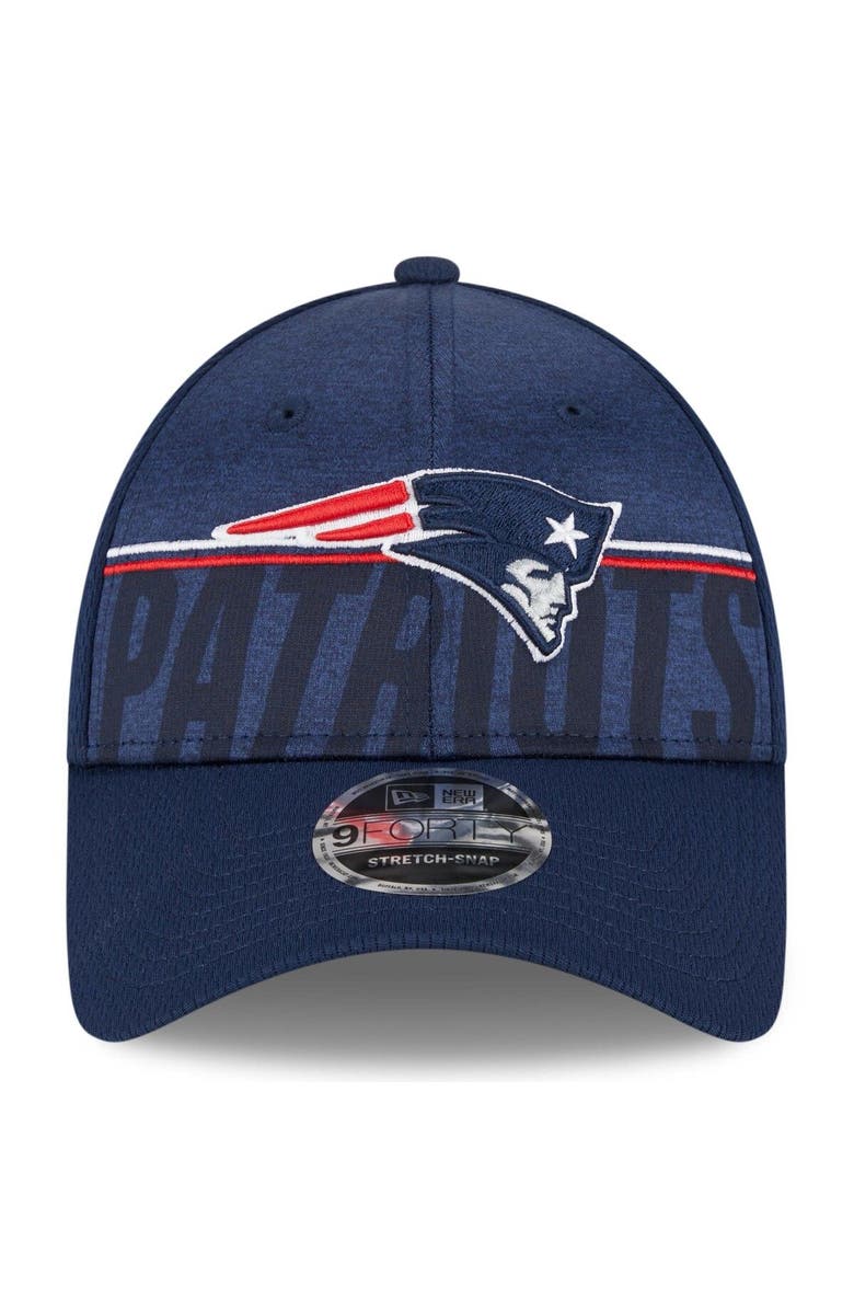 New Era Men's New Era Navy New England Patriots 2023 NFL Training Camp 9FORTY Adjustable Hat, Alternate, color,