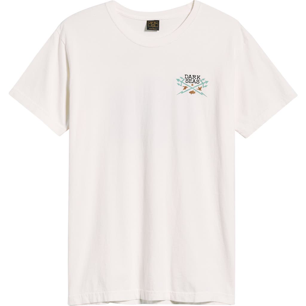 Dark Seas Duck Blind Cotton Graphic T-shirt In White