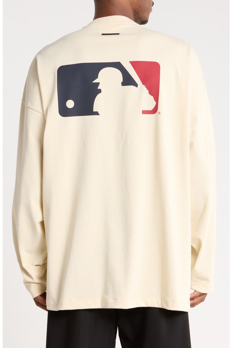 x MLB Long Sleeve Cotton Jersey Graphic T-Shirt, Alternate, color, OAT