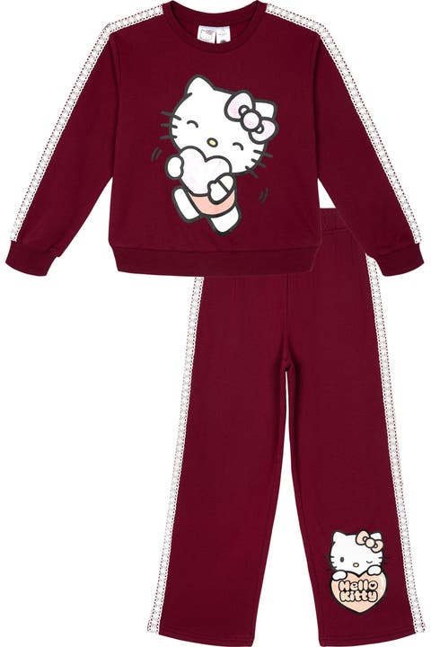 Fleece Sweatshirt and Pants Set