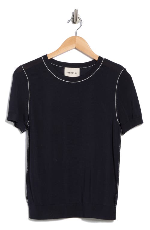 Industry Republic Clothing Short Sleeve Sweater In Multi