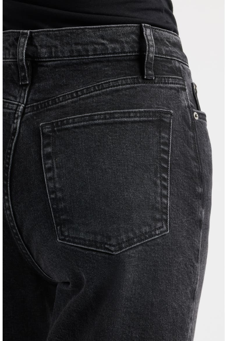 The Wide High Waist Ankle Wide Leg Jeans, Alternate, color, DECO