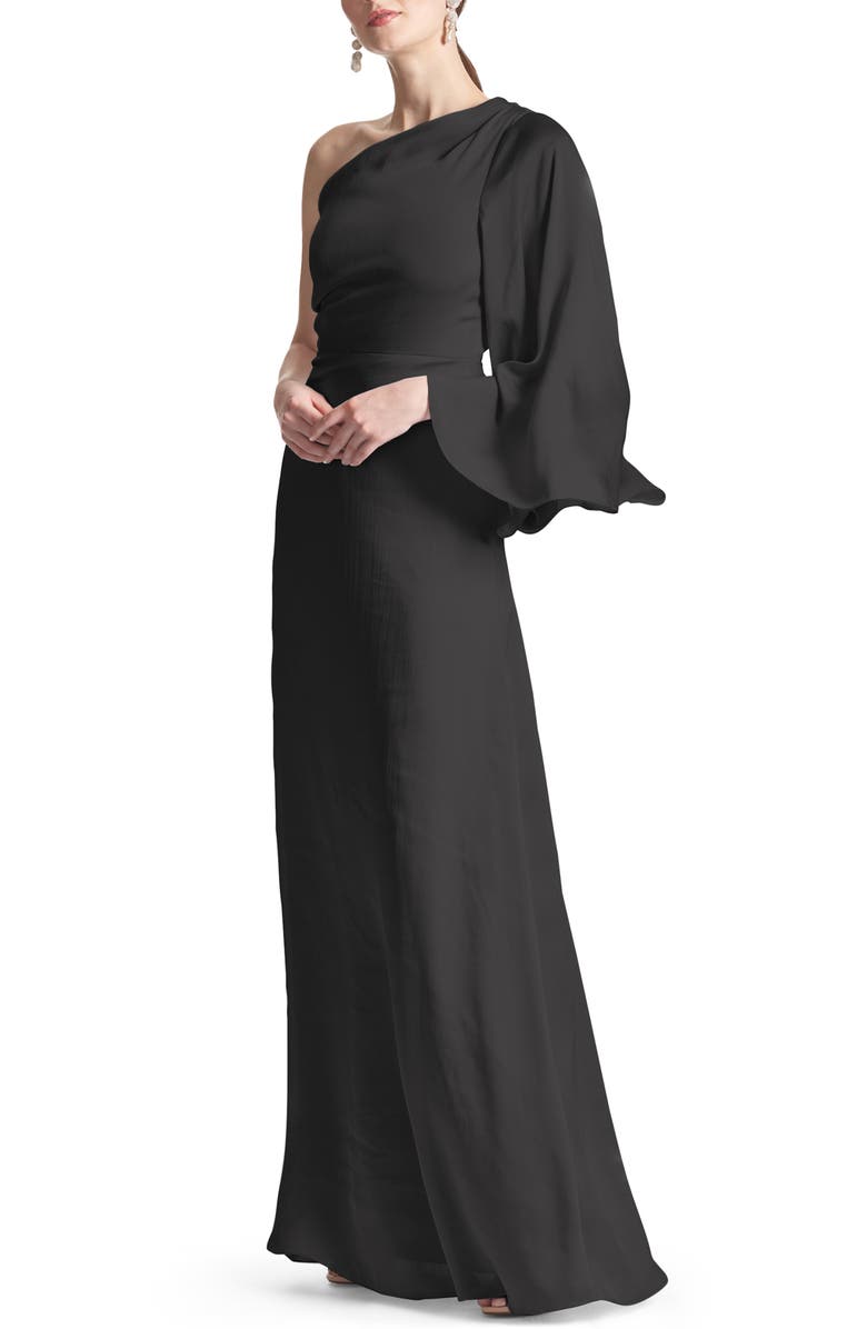 Sachin & Babi Keely One-Shoulder Gown, Alternate, color, 