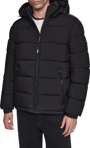 DKNY Water Resistant Heavyweight Puffer Jacket