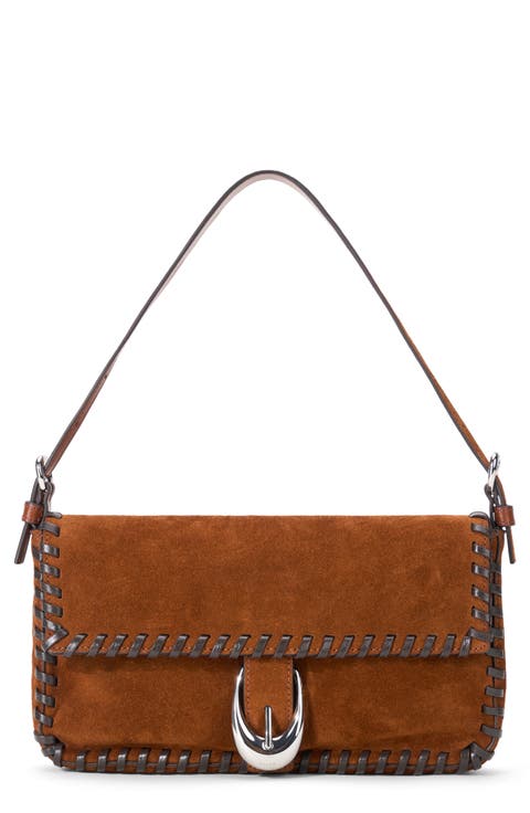 Harlow Suede Shoulder Bag