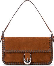 STAUD Harlow Suede Shoulder Bag
