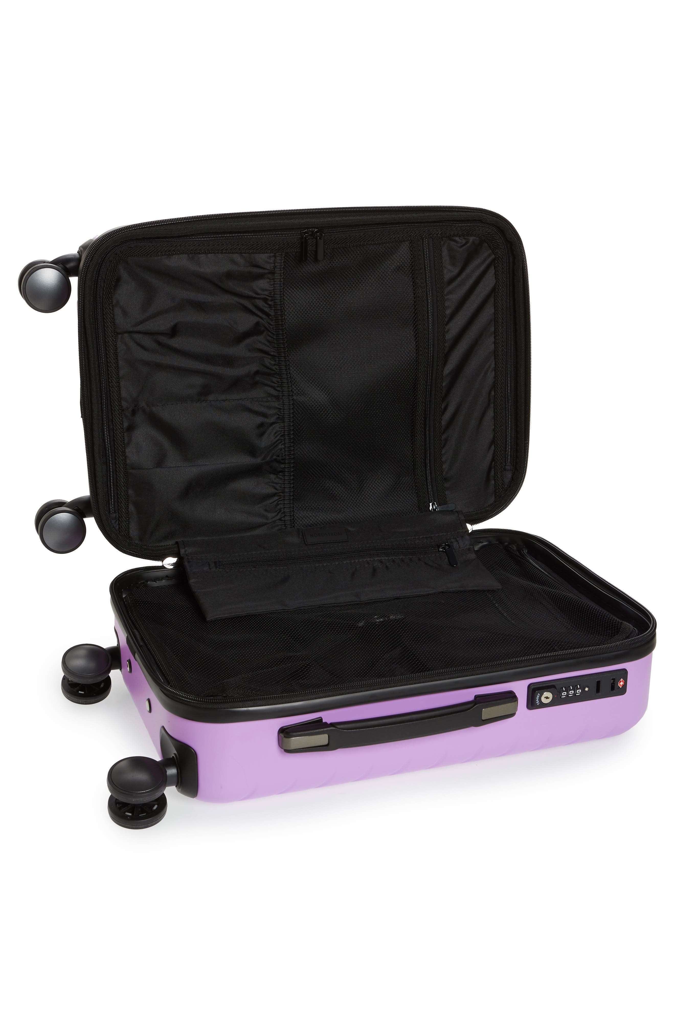 Nordstrom Chevron 20-Inch Spinner Carry-On, Alternate, color, 