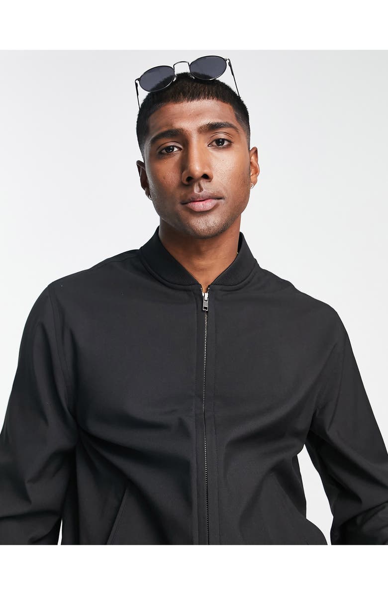 ASOS DESIGN Smart Bomber Jacket, Alternate, color, 