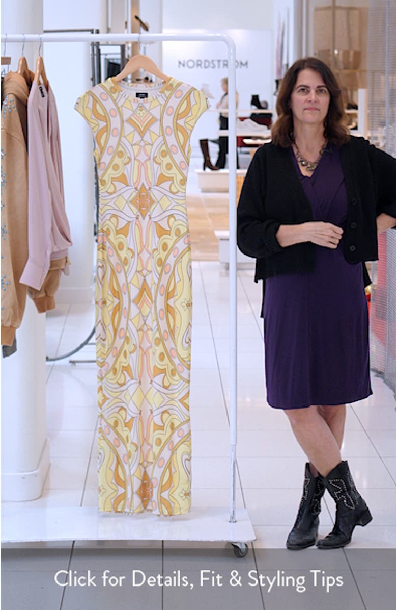 Cody Cap Sleeve Column Dress, sales video thumbnail