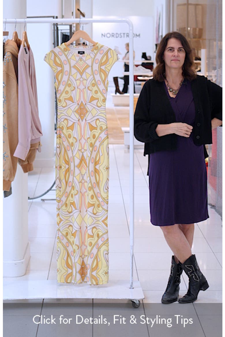 Cody Cap Sleeve Column Dress video
