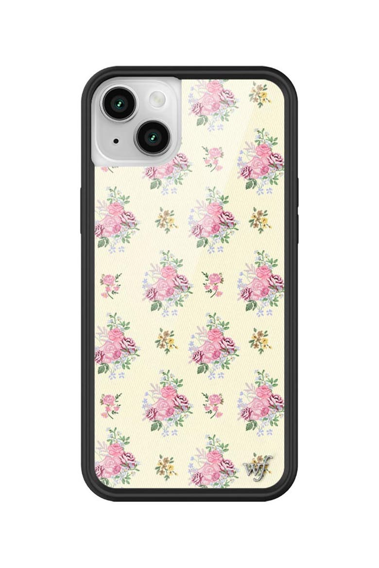 Vintage Floral iPhone Case, Alternate, color, Yellow