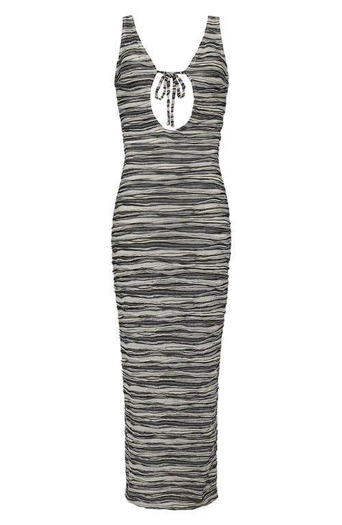 MONTCE MONTCE JULIET CUTOUT OPEN BACK COVER-UP MAXI DRESS