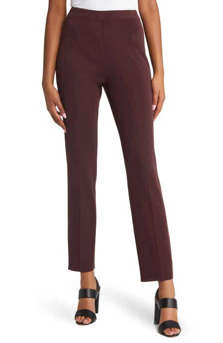 Pull-On Straight Leg Pants