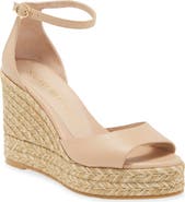 Stuart Weitzman Nudist Curve Espadrille Wedge Sandal