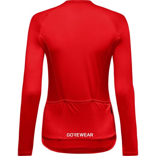 Gorewear Spinshift Long-sleeve Jersey In Red