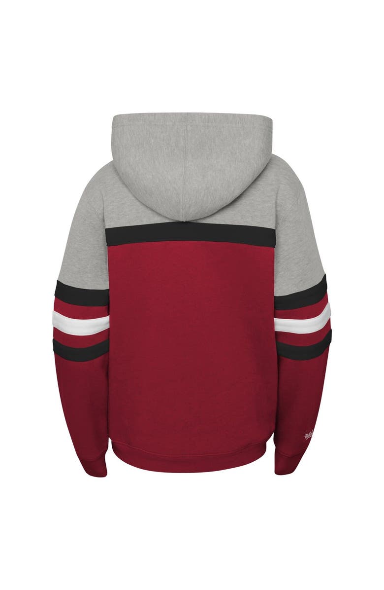 Mitchell & Ness Youth Mitchell & Ness  Crimson Alabama Crimson Tide Head Coach Hoodie, Alternate, color, Crimson