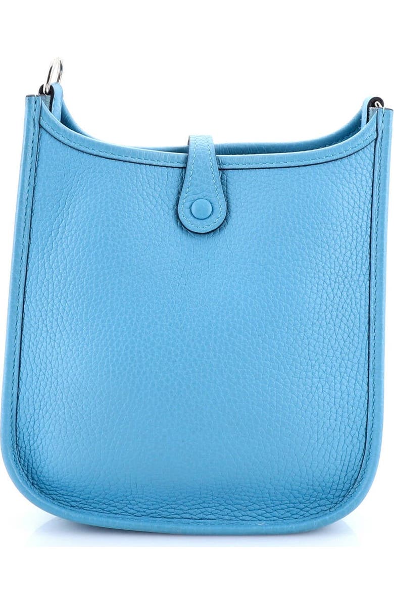 Pre-Owned Hermes Evelyne Bag Gen III Clemence TPM, Alternate, color, Bleu Du Nord