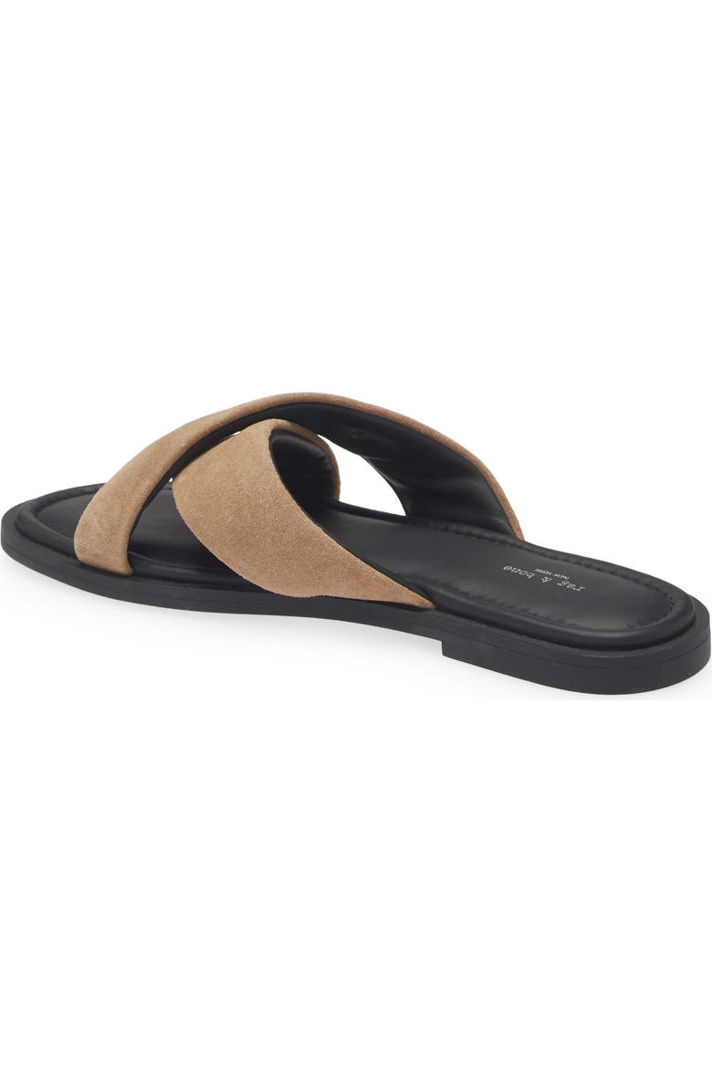 rag & bone Geo Cross Strap Slide Sandal, Alternate, color,