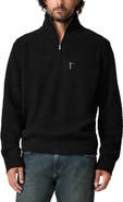PAIGE Donover Wool & Cashmere Blend Quarter Zip Sweater