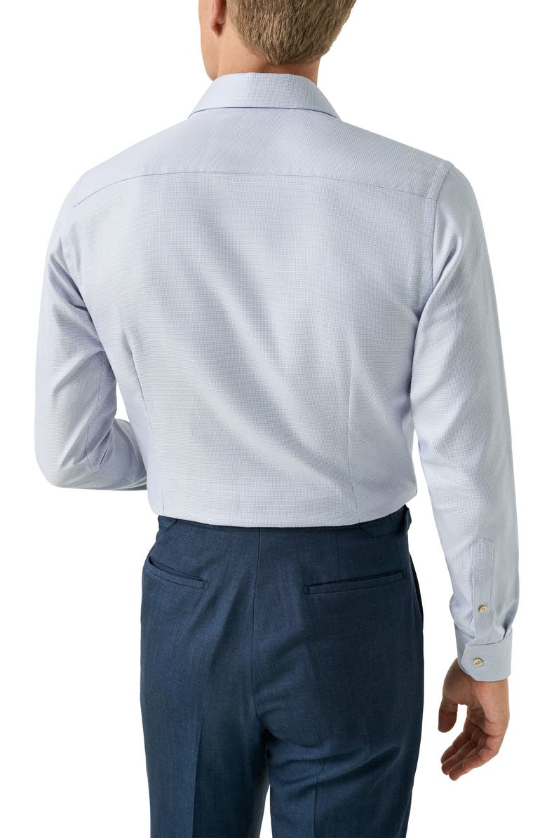 Eton Contemporary Fit Semi Solid Dress Shirt, Alternate, color, Light Beige