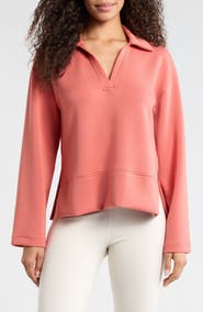 SPANX® AirEssentials Scuba Knit Polo Top