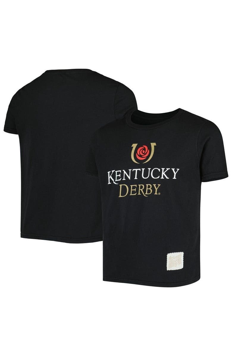 Retro Brand Youth Original Retro Brand Black Kentucky Derby T-Shirt, Alternate, color, 