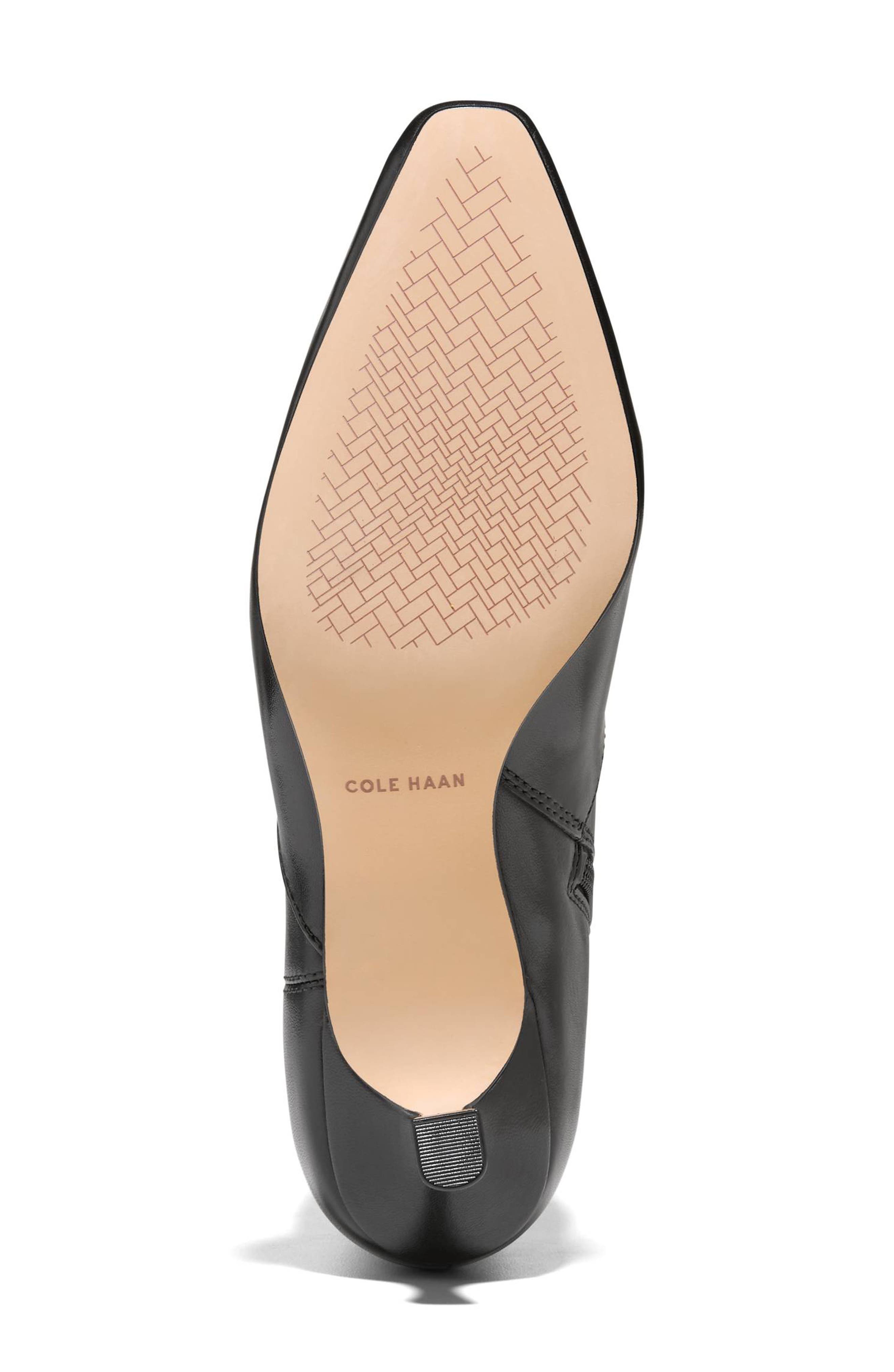 Tyldie Kitten Heel Bootie, Alternate, color, BLACK LEATHER