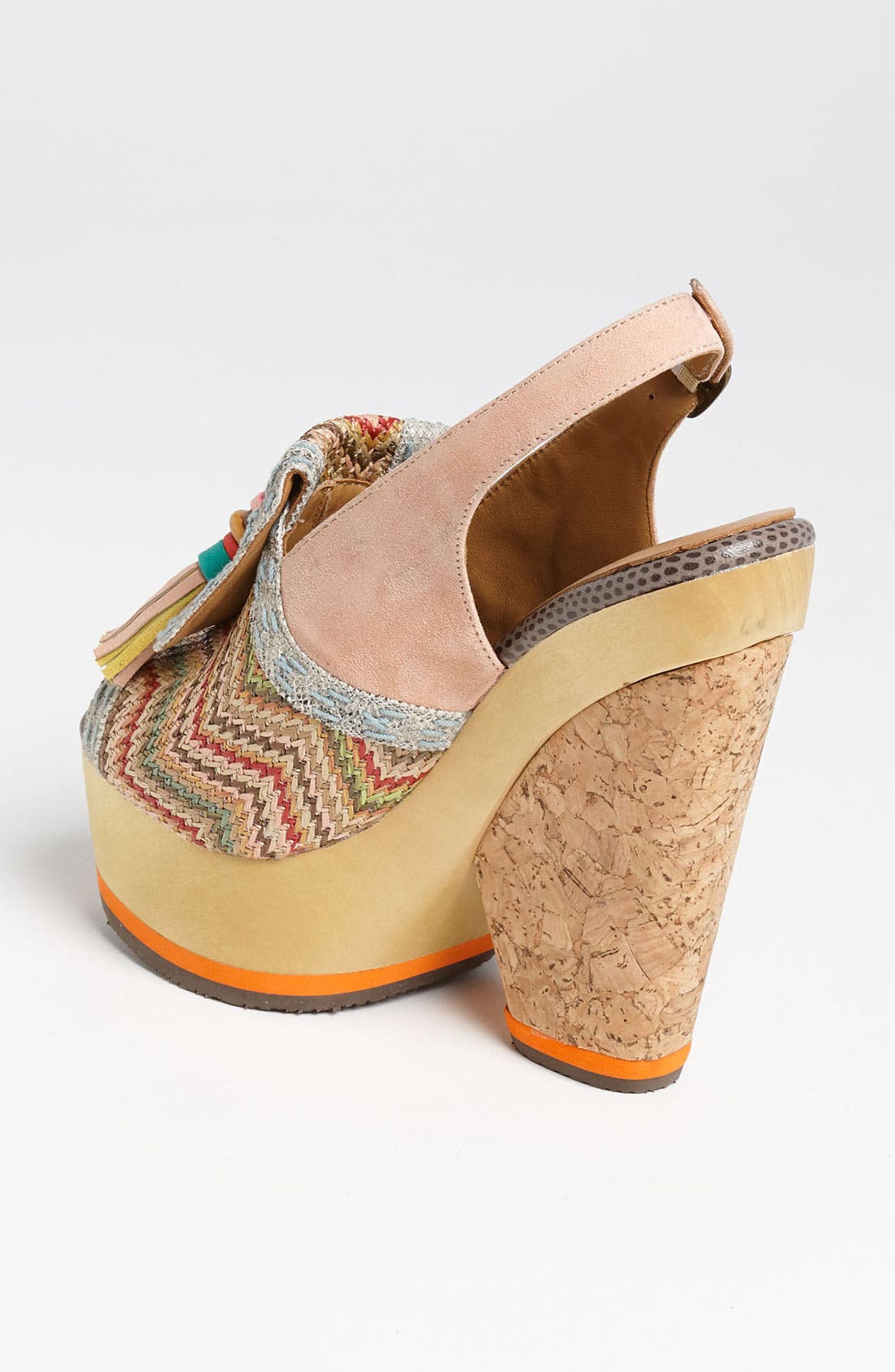 'Nenita' Sandal, Alternate, color, SALMON