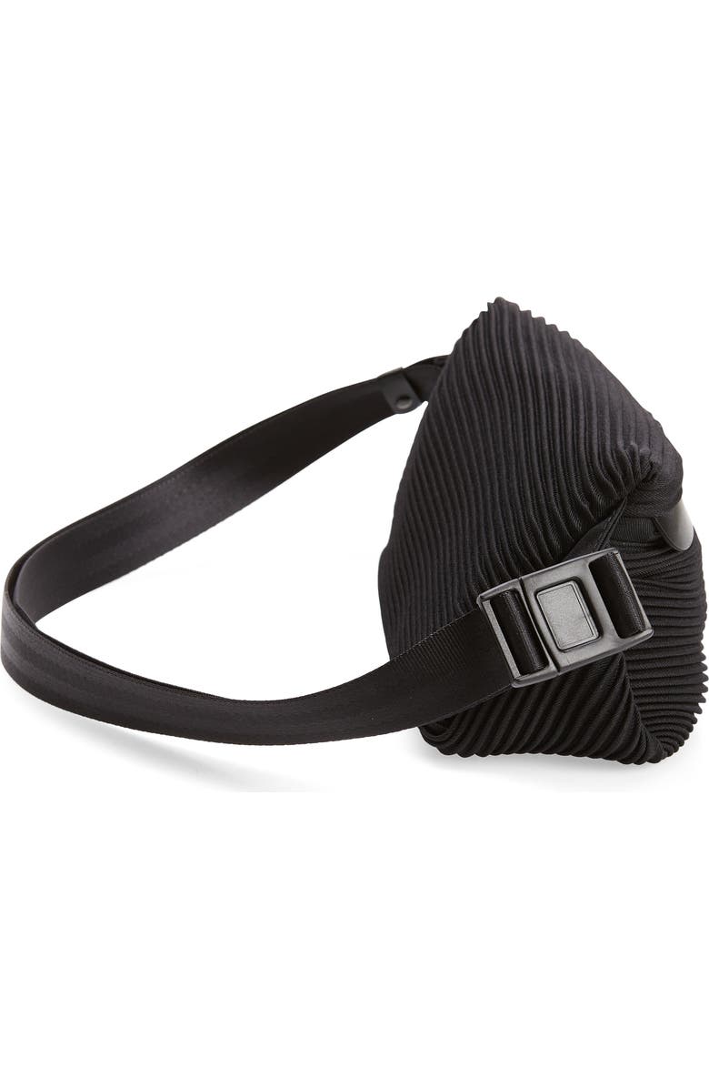 Pleats Please Issey Miyake Bias Pleated Belt Bag, Alternate, color,