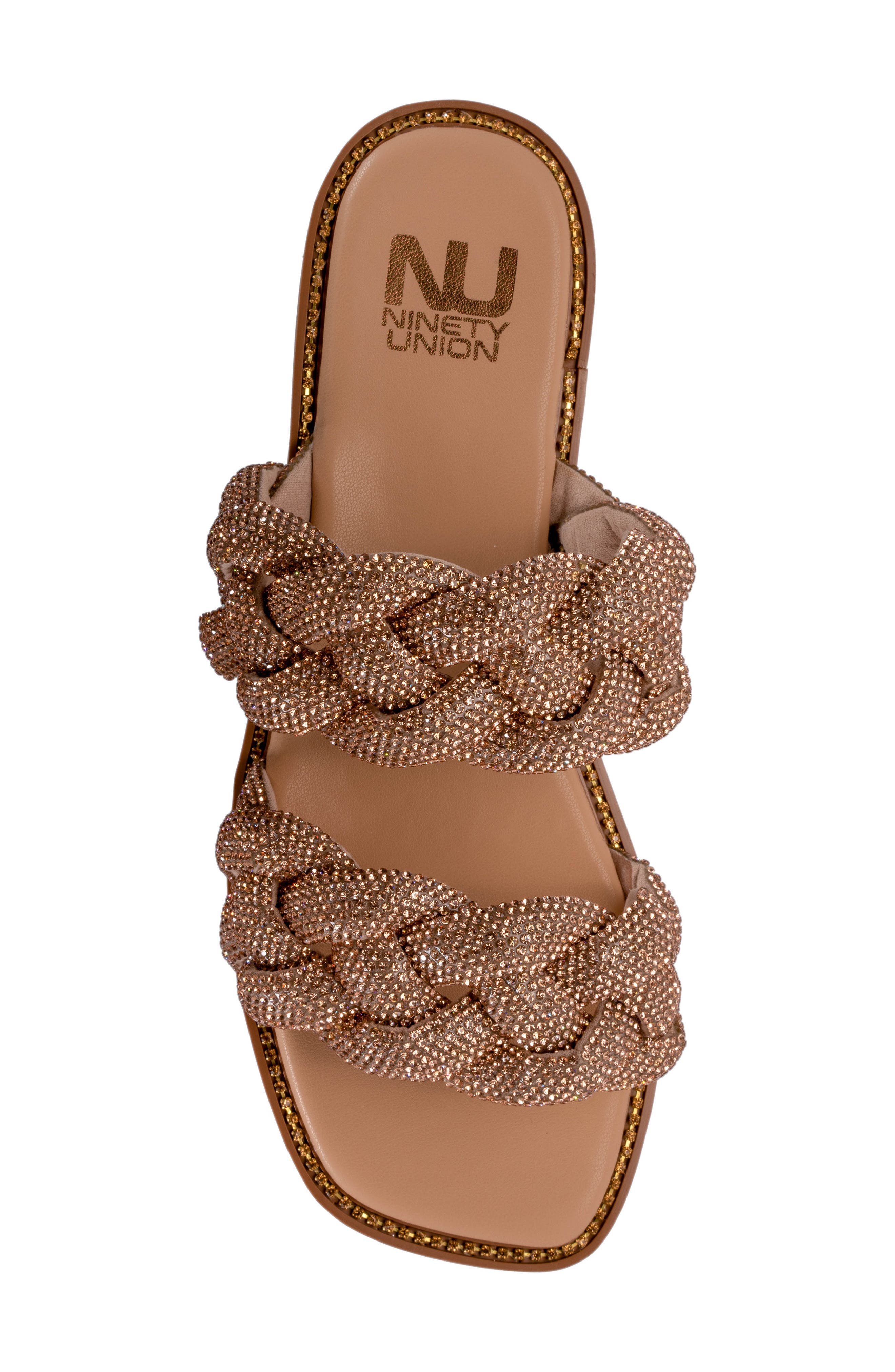 Sunrise Sandal, Alternate, color, ROSE GOLD