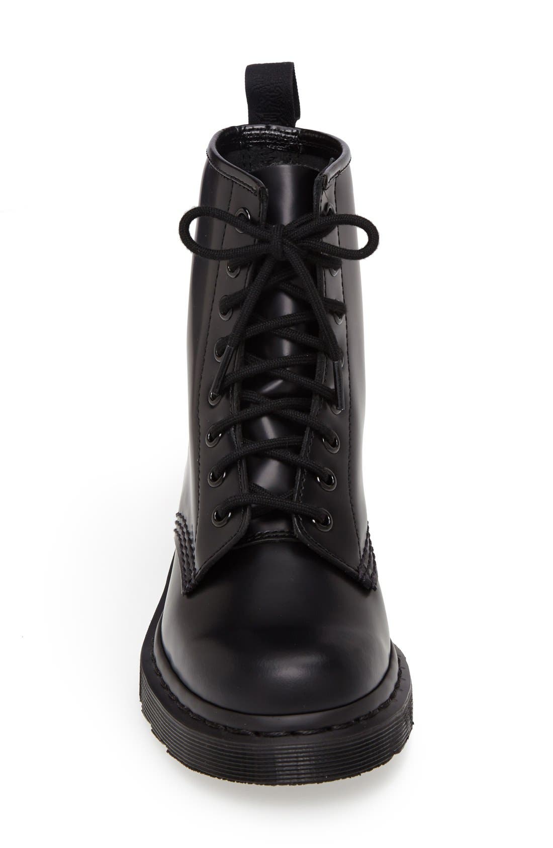 Dr. Martens 1460 Mono Boot, Alternate, color, Black Smooth