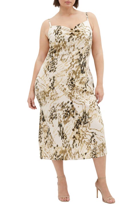 Bayley Cowl Neck Slipdress (Plus)