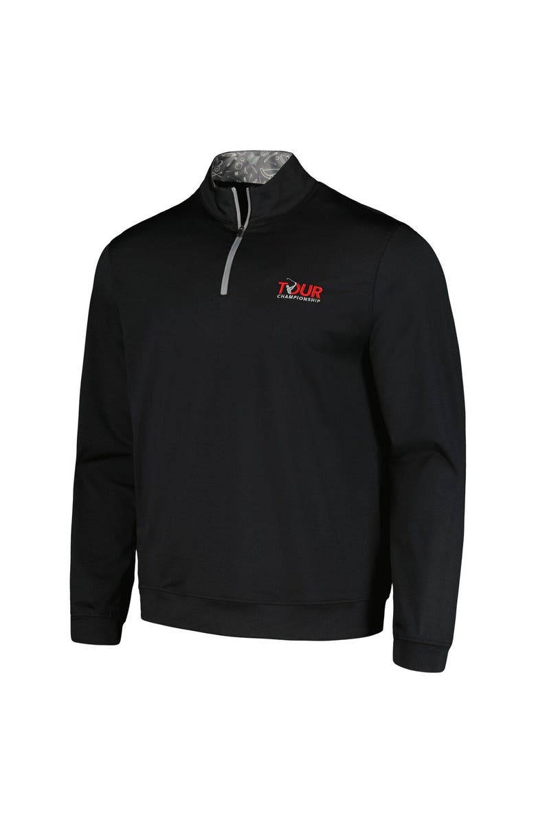 BARSTOOL GOLF Men's Barstool Golf Black TOUR Championship Quarter-Zip Top, Alternate, color, Black