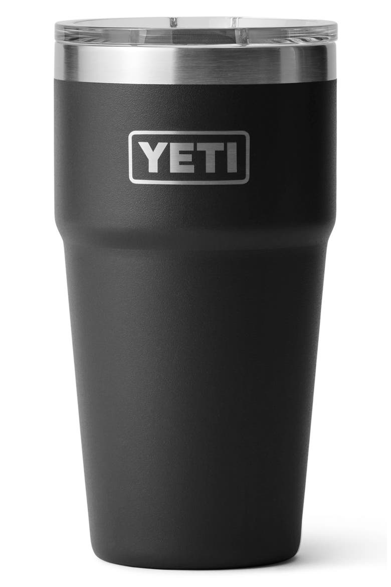 Rambler 20-Ounce Stackable Cup, Main, color, BLACK