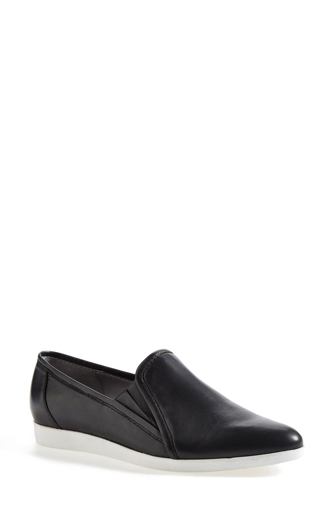 Trouvé 'Evans' Leather Slip-On Sneaker, Main, color, 