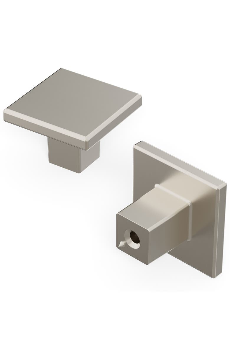 Heritage Designs Heritage Tempo Cabinet Knobs 10Pk, Main, color, Silver