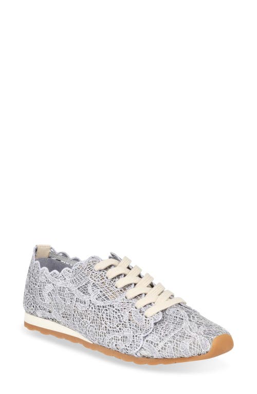 Dolce Vita Dayana Lace Sneaker In Dusty Blue Lace