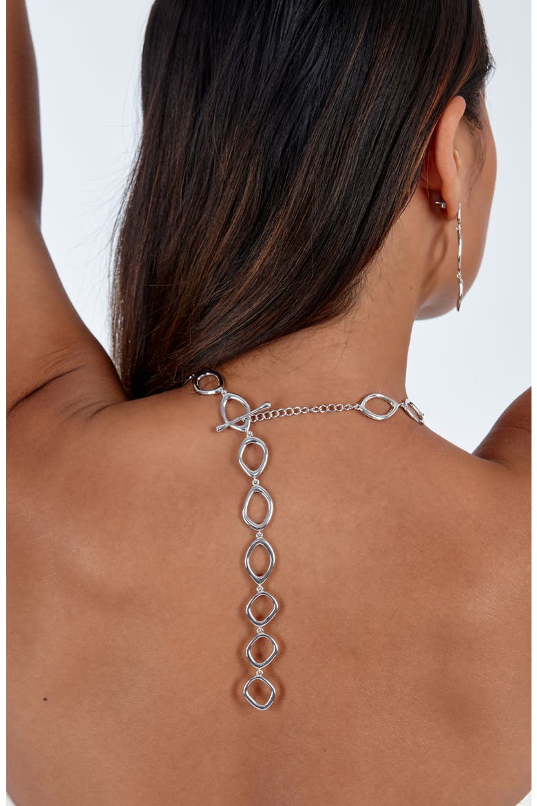 Eternal Volcan Necklace, Alternate, color, Sterling Silver